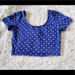 Make offer H&M polka dot crop top